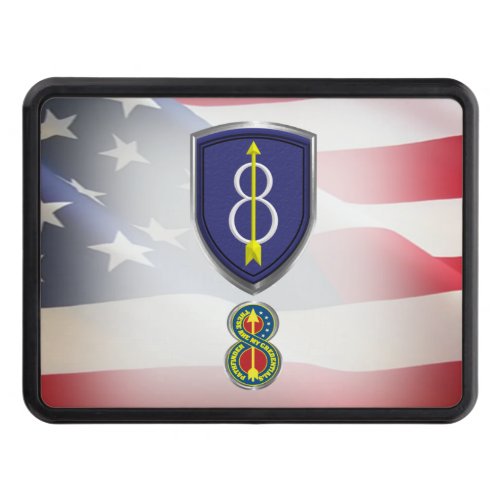 8th Infantry Division Pathfinder Patch  Insigni Hitch Cover