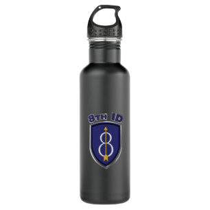 8th Infantry Division “Pathfinder” Stainless Steel Water Bottle