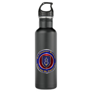 8th Infantry Division “Pathfinder” Stainless Steel Water Bottle