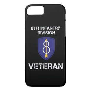 8th Infantry Division Veteran iPhone 8/7 Case