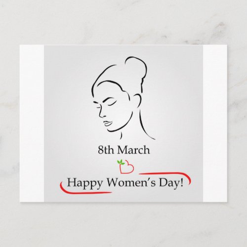 8th March womens day greetings Postcard