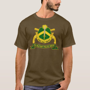 8th Military Police Group with MP Branch and Ribbo T-Shirt