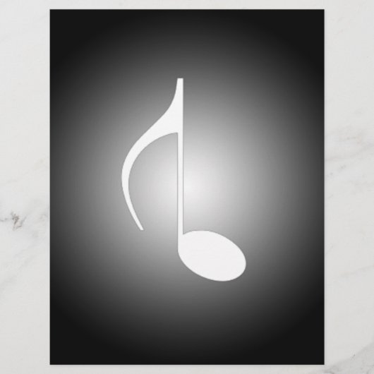 8th Note Reversed Large (Front)