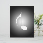 8th Note Reversed Large (Standing Front)