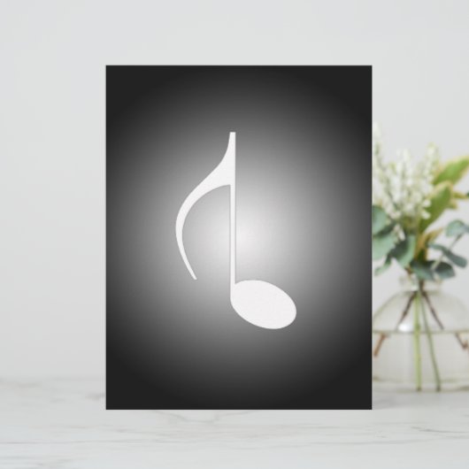 8th Note Reversed Large (Standing Front)