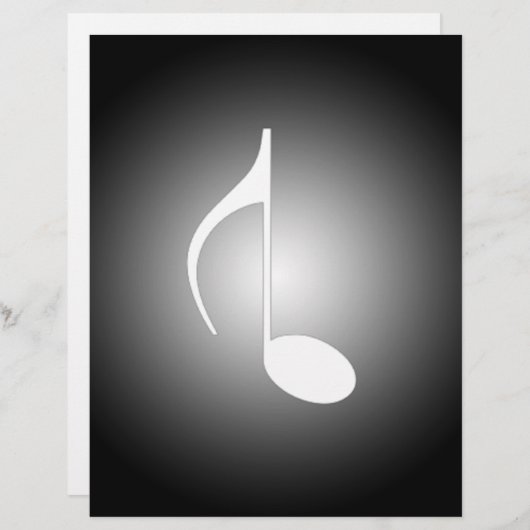 8th Note Reversed Large (Front/Back)