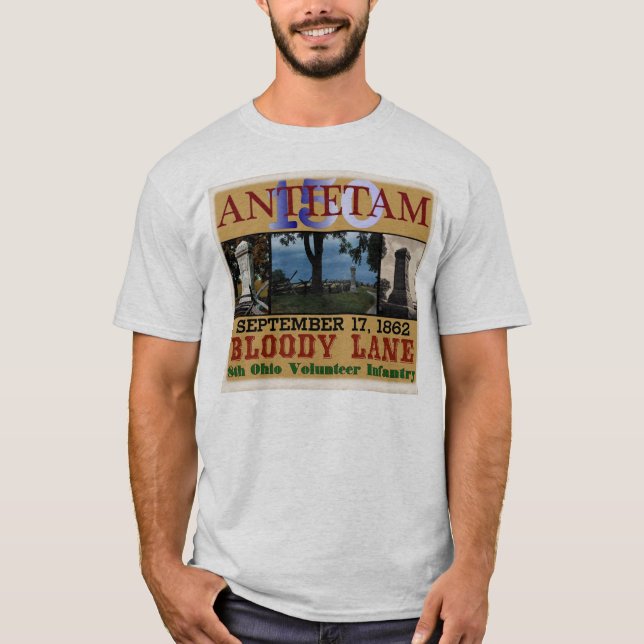 8th Ohio Volunteer Infantry Monument at Antietam T-Shirt (Front)