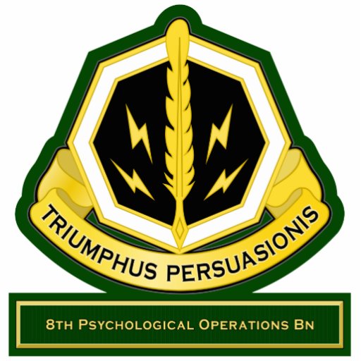 8th Psychological Operations Battalion flash Statuette | Zazzle