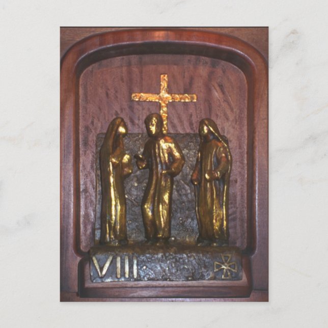 8th Station of the Cross Postcard (Front)