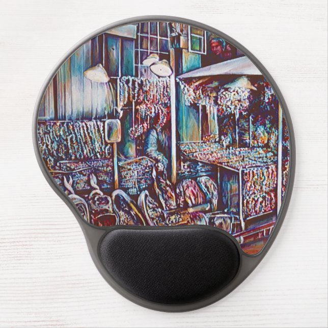 8th Street Rings Gel Mouse Pad (Front)