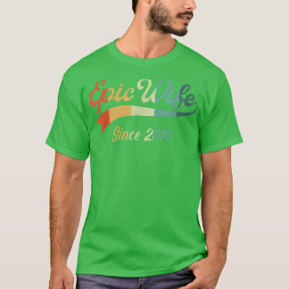 8th Wedding Aniversary gift For Her  Epic Wife Sin T-Shirt