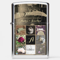 8th Wedding Anniversary Bronze 8 Custom Photos