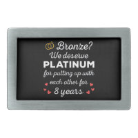 8th Wedding Anniversary I - Bronze Funny Couple