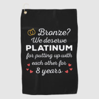 8th Wedding Anniversary I - Bronze Funny Couple