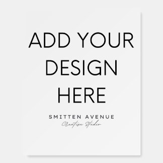 8x10" Foam Core Board Printing