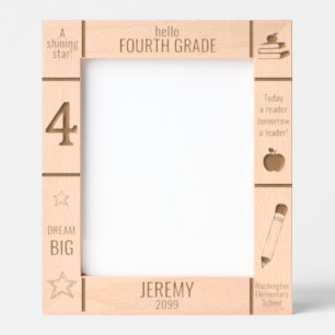 8x10 FOURTH GRADE Elementary School Photo Custom Engraved Frames
