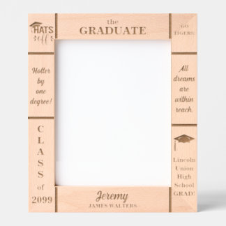 8x10 Graduate Class of Custom Name Year Portrait Engraved Frames