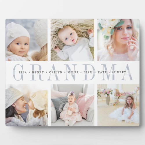 8x10 Grandchildren Photo Collage Plaque
