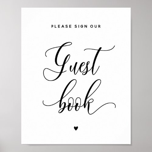 8x10 Guest Book Sign