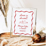 8x10" Handwritten Wavy Border Bridal Favors Sign<br><div class="desc">8x10" Handwritten Wavy Border Bridal Favors Sign 
This funky Favors sign features a wavy border with handwritten font and hand drawn graphics! Easily match with any theme and perfect for any bridal shower or wedding! Colors of border and text are editable!</div>