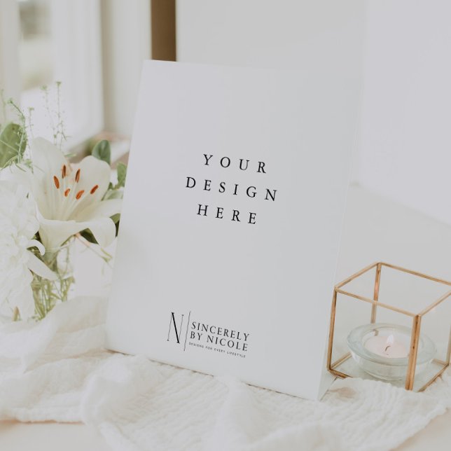 8x10 inch pedestal sign (Creator Uploaded)