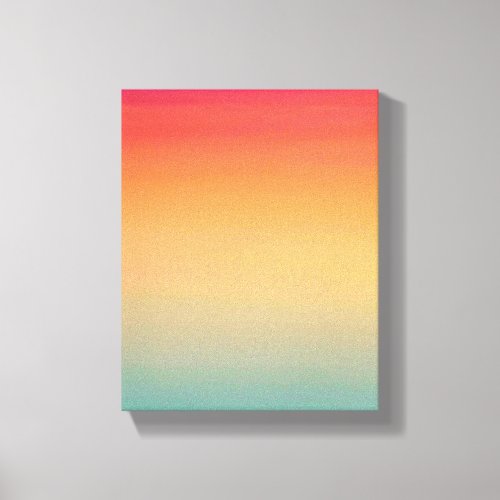 8x10 inches Modern Rainbow Sky Red Yellow Blue Canvas Print