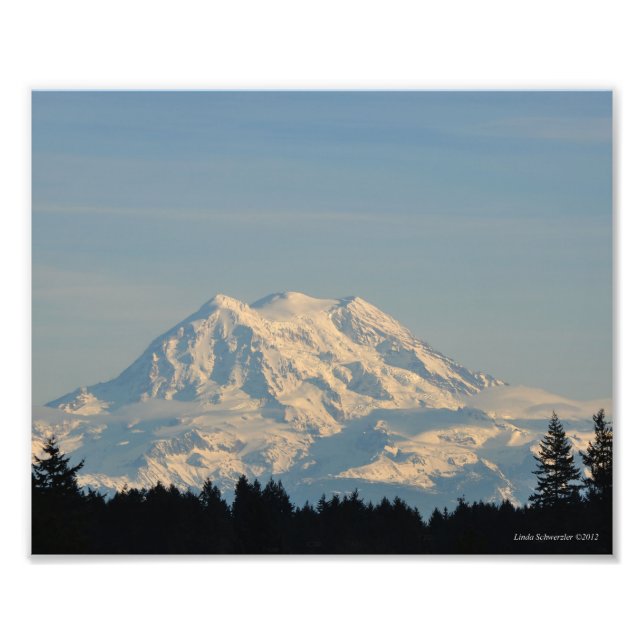 8X10 Mount Rainier Photo Print (Front)