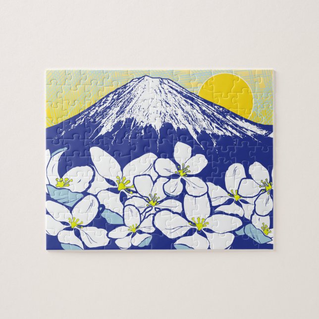 8x10 Mt. Fuji Puzzle for Colorblind People (Horizontal)