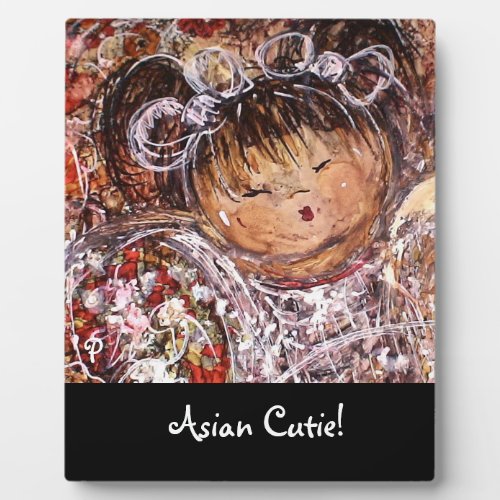 8x10 Plaque with stand durable Asian Cutie Plaque