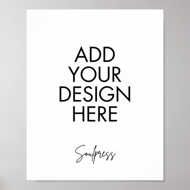 8x10" Sign Custom Print (Front)