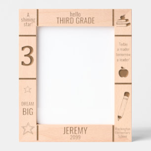 8x10 THIRD GRADE Elementary School Photo Custom Engraved Frames