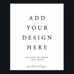 8x10" Vertical/Portrait Poster Sign<br><div class="desc">8x10" Vertical/Portrait Poster Sign</div>