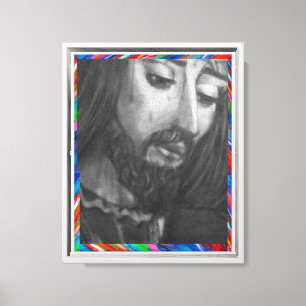 #8x10 #White Frame# LENZO Canvas Print