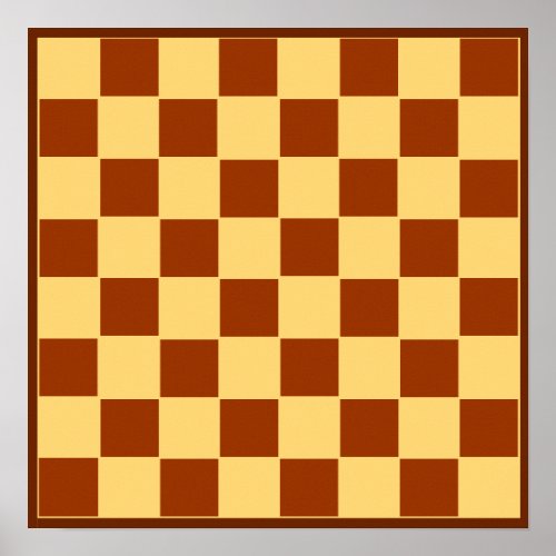 8x8 Checkers TAG Board 1_14 fridge magnets Poster