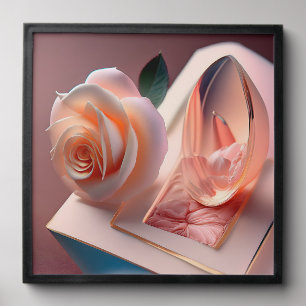 8x8 Photo Tile Peel & Stick Black Frame