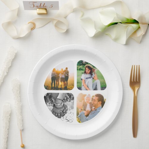 8x Party Plates 4 Photo Template