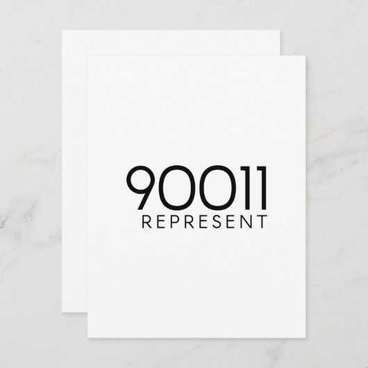 90011 Los Angeles Represent (Front/Back)