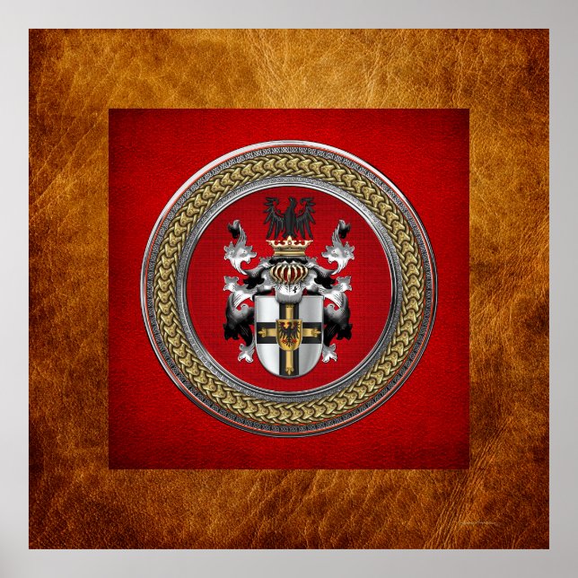 [901] Teutonic Order Coat of Arms Poster (Front)