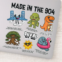 904 Icons Vinyl Sticker Sheet