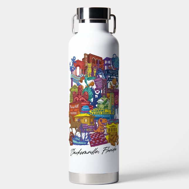 904 Neighborhoods  Insulated Bottle (Front)