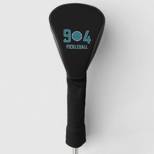 904 Pickleball Teal   Golf Head Cover