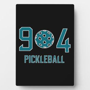 904 Pickleball Teal Plaque