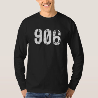 906 Area Code Marquette MI Mobile Telephone Area C T-Shirt