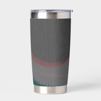 906 The World Is Abstract Insulated Tumbler