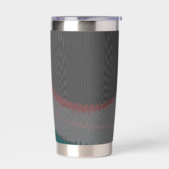 906 The World Is Abstract Insulated Tumbler (Left)