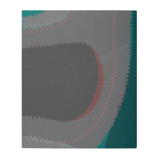 906 The World Is Abstract Metal Print