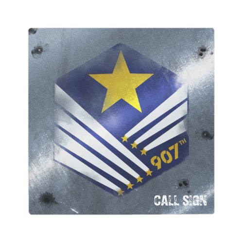 907th crest distressed battle tested CALL SIGN