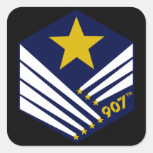 907th crest sticker (non-distressed)