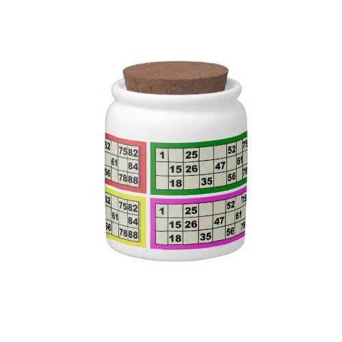 90 ball Bingo Multi Candy Jar