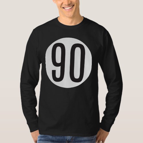 90 BlackWhite T_Shirt